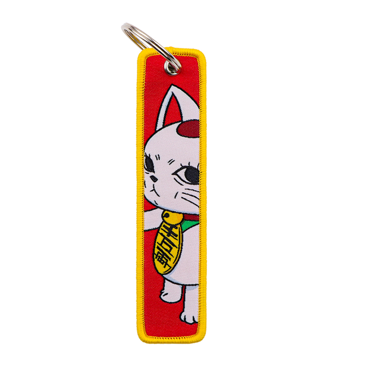 Embroidery Charm - Cute Cat Embroidery Key Fobs Manga