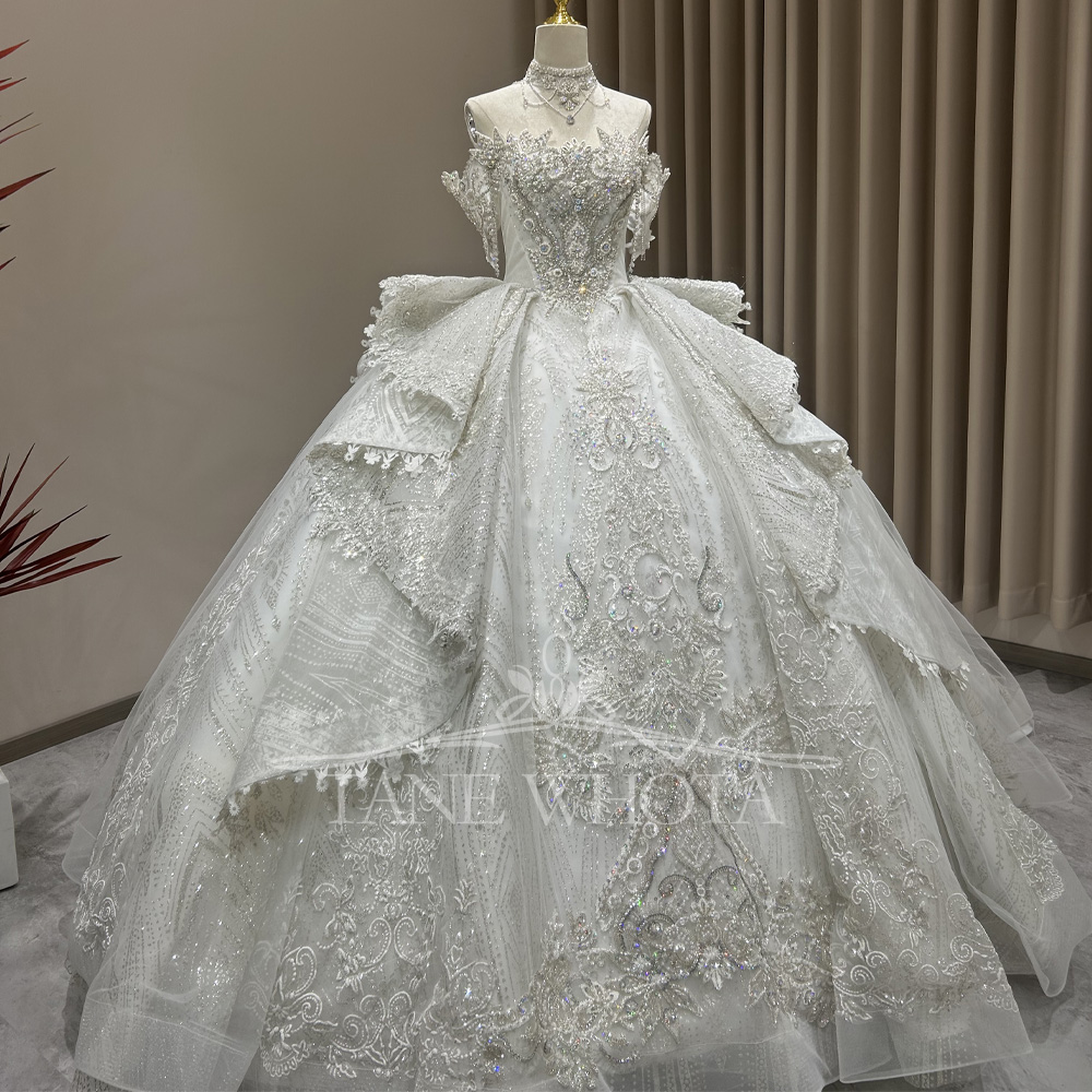 Embroidery Organza - Robes De Mariée Sur Mesure Sweetheart