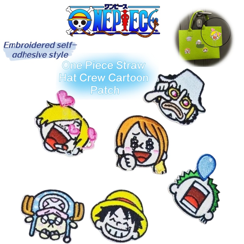 Embroidery Cloth - One Piece Straw Hat Crew Anime