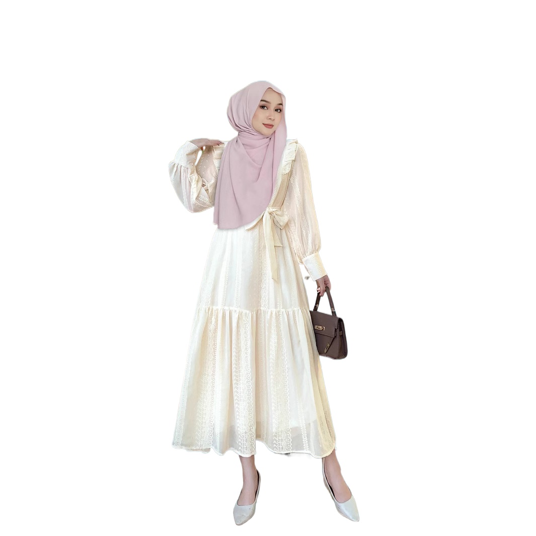 Embroidery In Indonesia - Indonesia Muslim Women's Clothing Fungus Edge