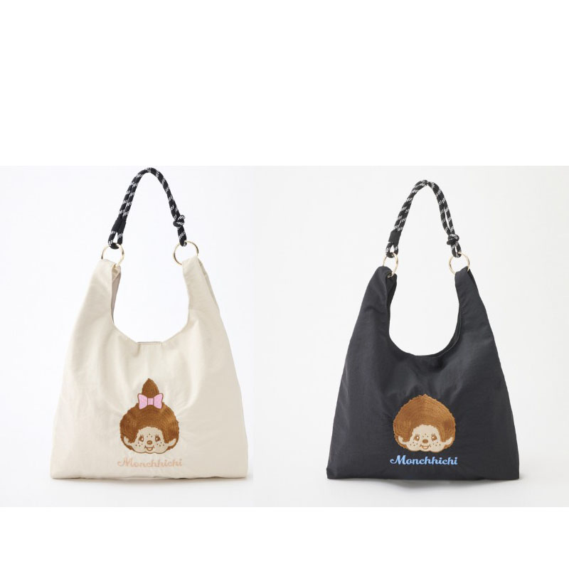 Embroidery Cloth - Japanese Monqiqi embroidery tote bag large