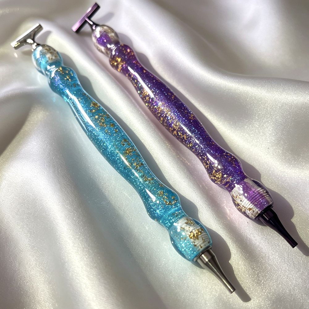 Embroidery Gold - New Shiny Blue/Purple Gold Foil Threaded
