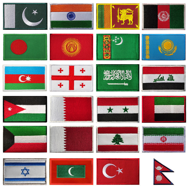 Southeast Asian Flag Embroider - Embroidery In Indonesia ulasan dan harga