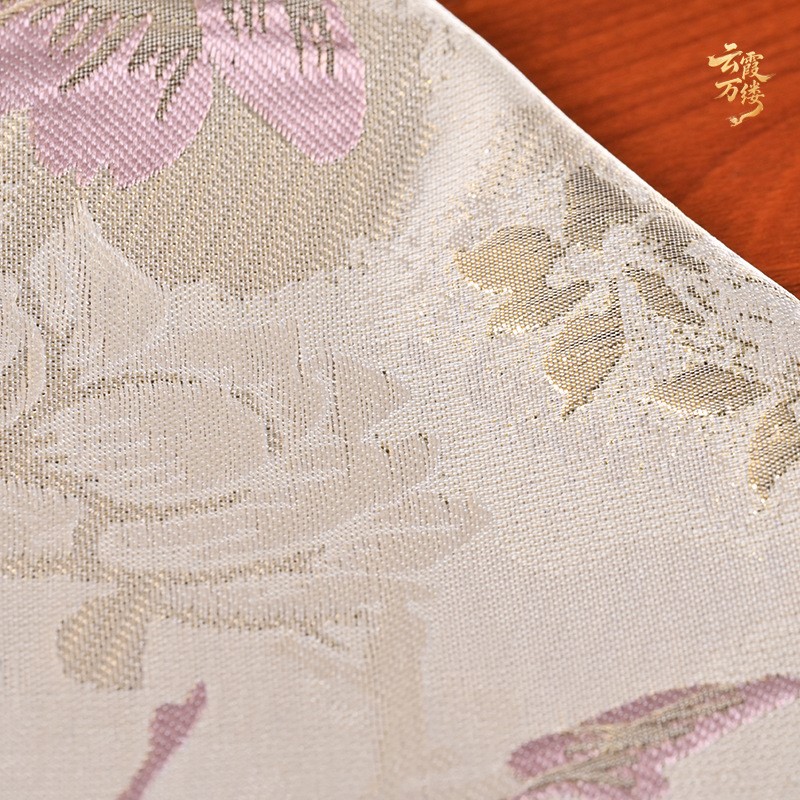 Chinese-style pink gold large  - Embroidery Gold ulasan dan harga
