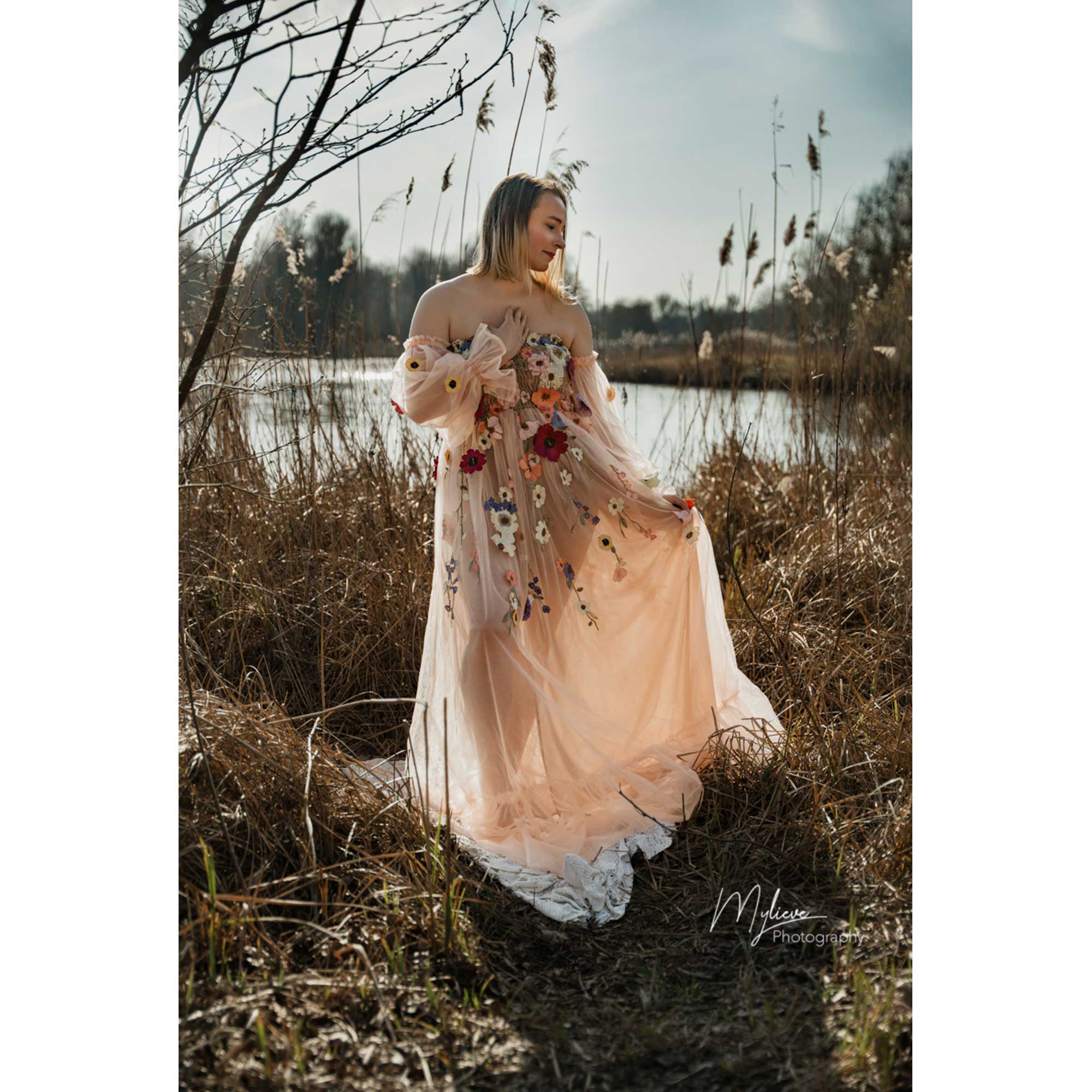 Don&Judy Colorful Organza Off- - Embroidery Organza ulasan dan harga