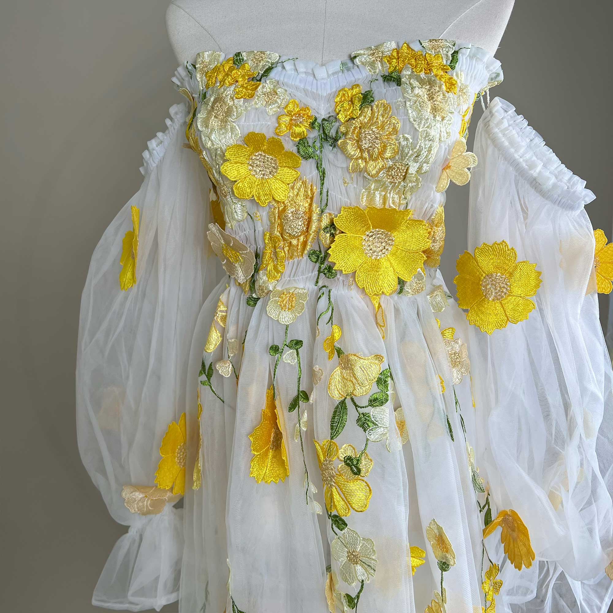 Don&Judy Colorful Organza Off- - Embroidery Organza ulasan dan harga