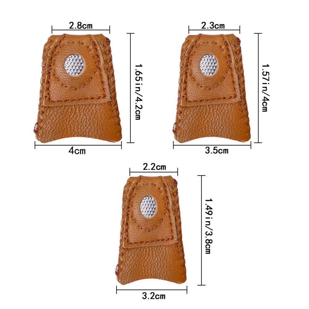 1Pcs Premium Sheepskin Thimble - Embroidery Quilting ulasan dan harga