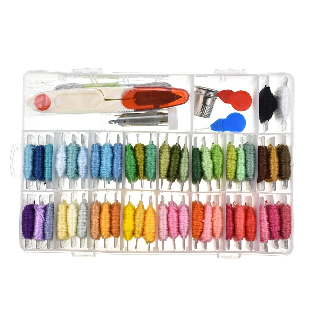 50 Assorted Embroidery Kit Sup - Embroidery Kit ulasan dan harga