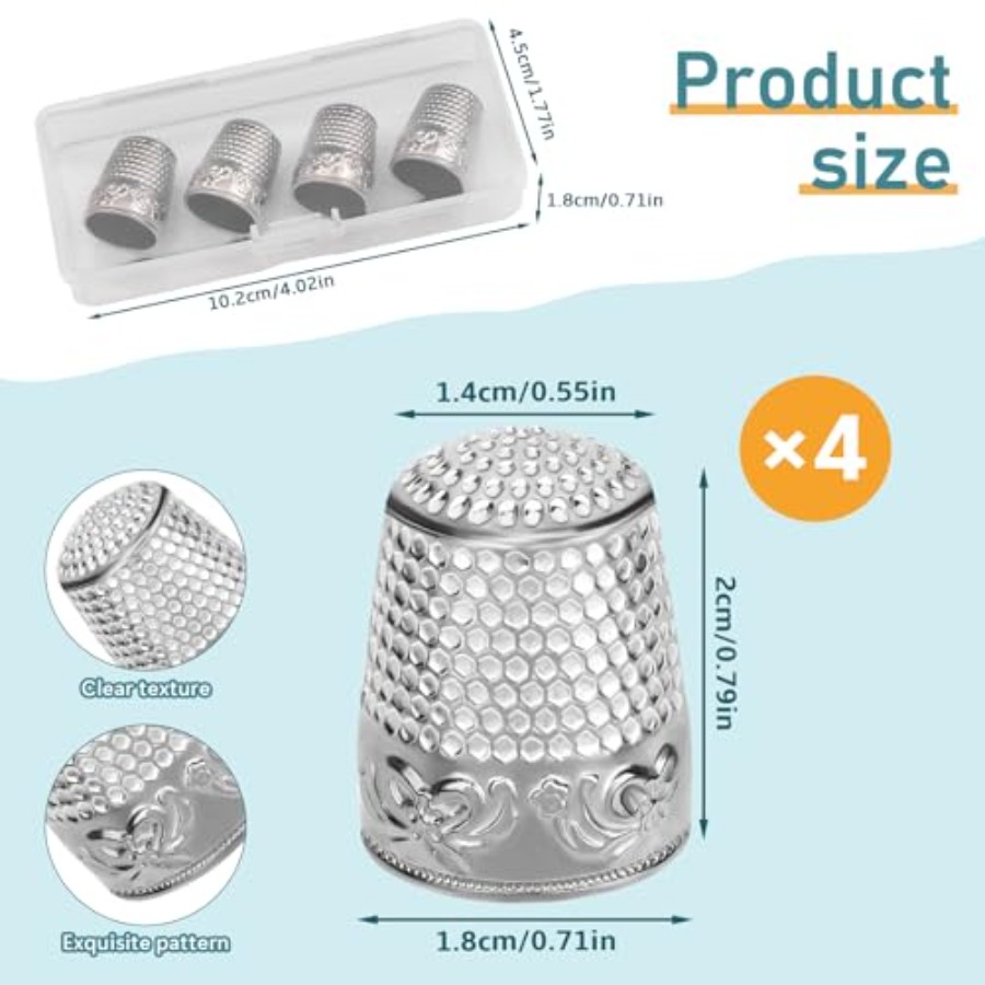ZMAAGG Thimbles for Hand Sewin - Embroidery Quilting ulasan dan harga