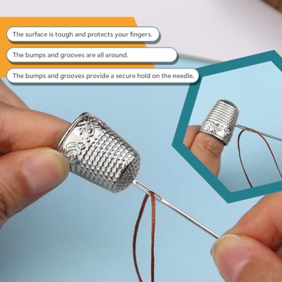 ZMAAGG Thimbles for Hand Sewin - Embroidery Quilting ulasan dan harga