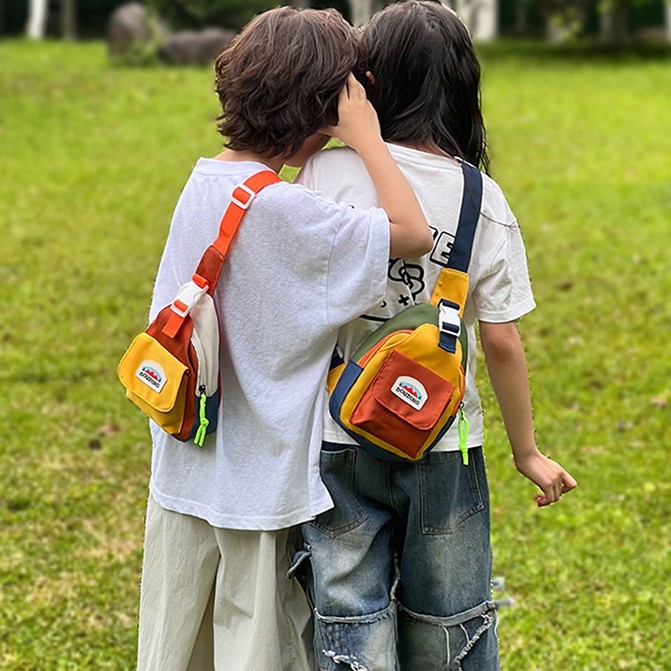 New Fashion Kids Chest Bag Uni - Embroidery Kit Pouch ulasan dan harga