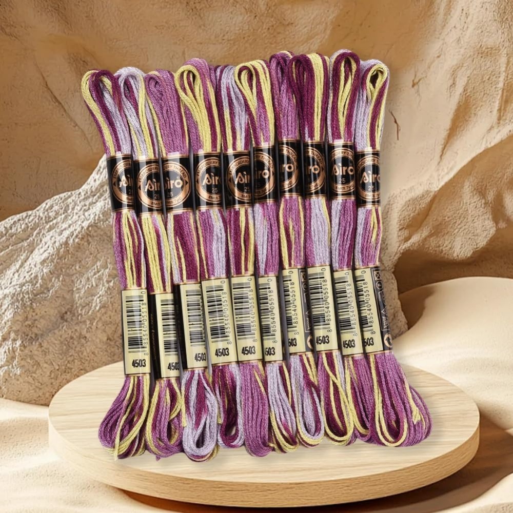 6 Strands Purple Variegated Em - Embroidery Kit ulasan dan harga