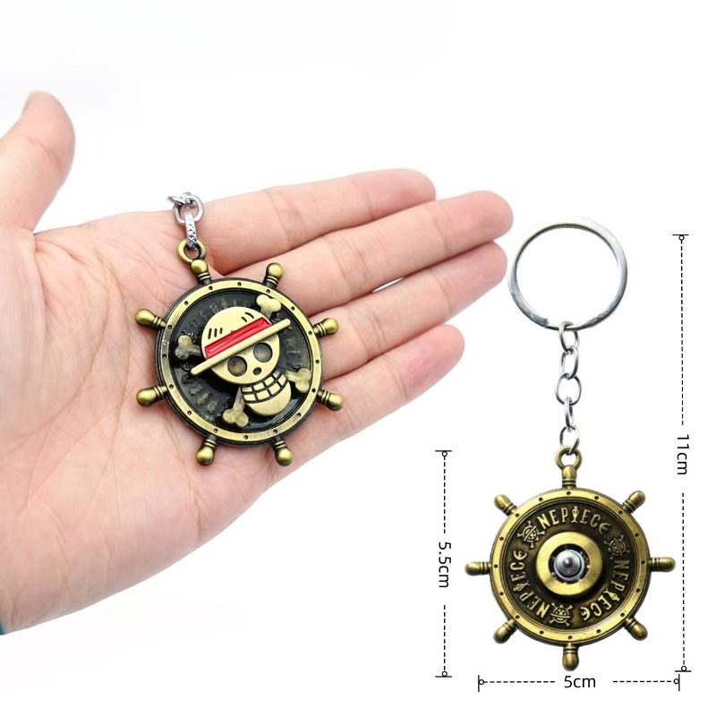 Rotating keychain, Luffy's Str - Embroidery Charm ulasan dan harga