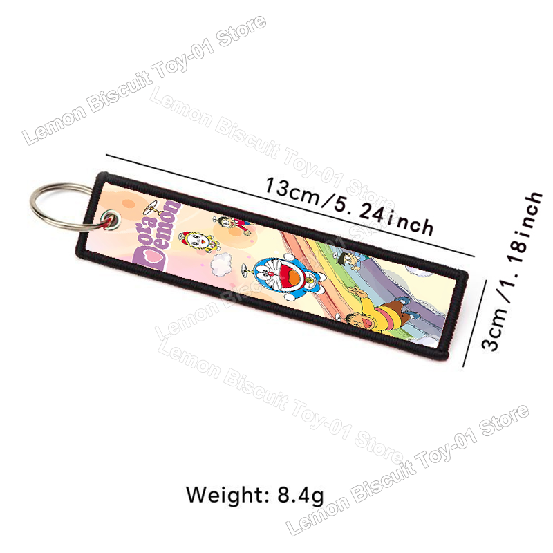 Doraemons Series Key Fobs Hold - Embroidery Cloth ulasan dan harga
