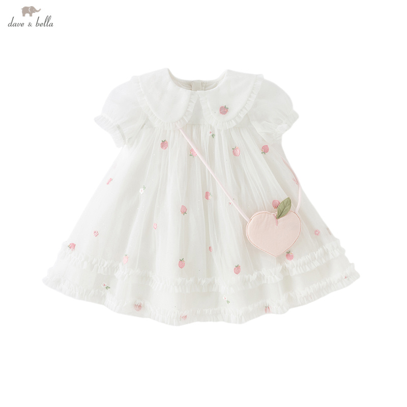 Dave Bella Girls Baby Mesh Pri - Embroidery Charm ulasan dan harga