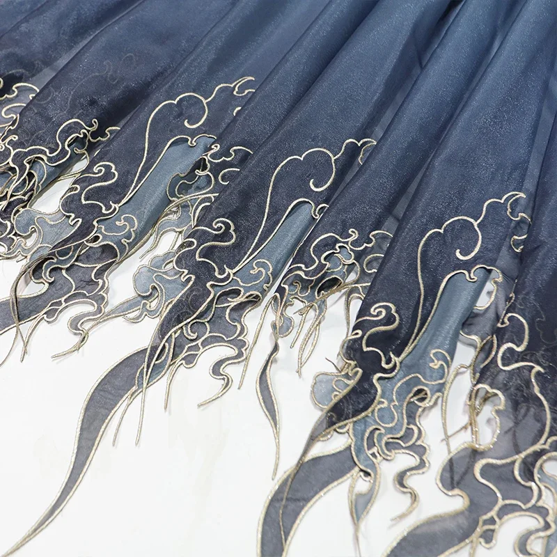 Chinese Style Embroidery Lotus - Embroidery Cloth ulasan dan harga