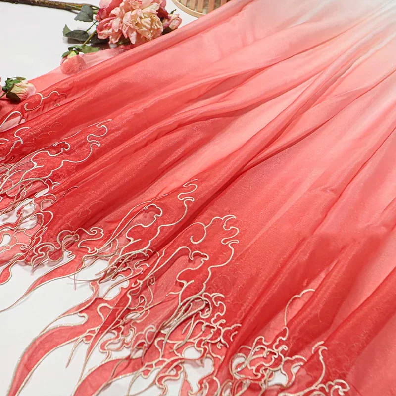 Chinese Style Embroidery Lotus - Embroidery Cloth ulasan dan harga