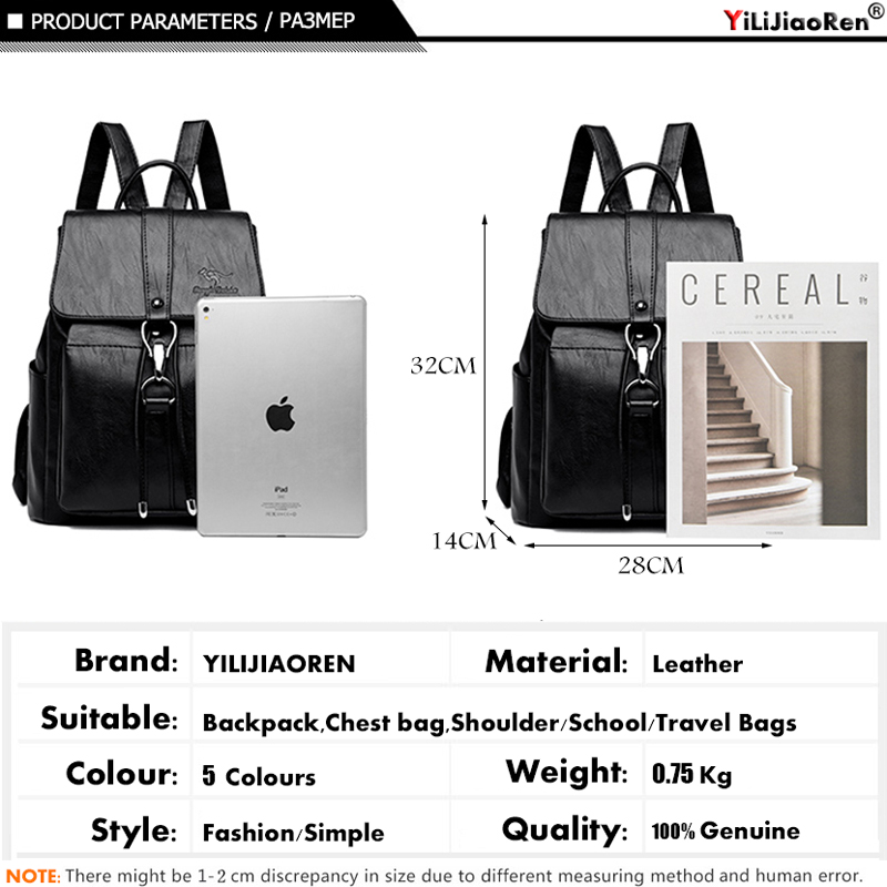 Anti Theft Backpack Women Shou - Embroidery Kit Pouch ulasan dan harga