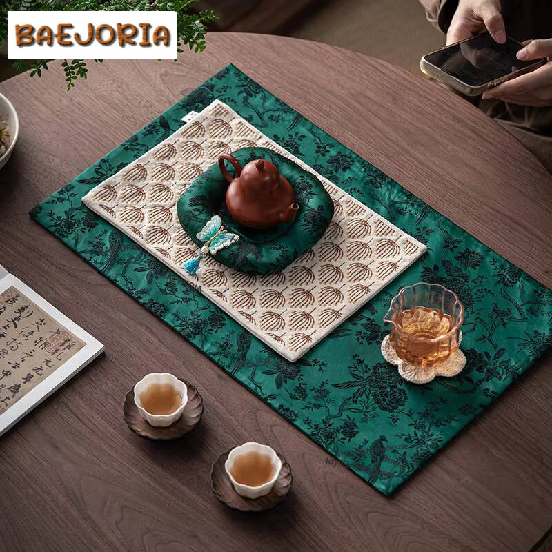 Chinese Zen Style Fabric Embro - Embroidery Cloth ulasan dan harga