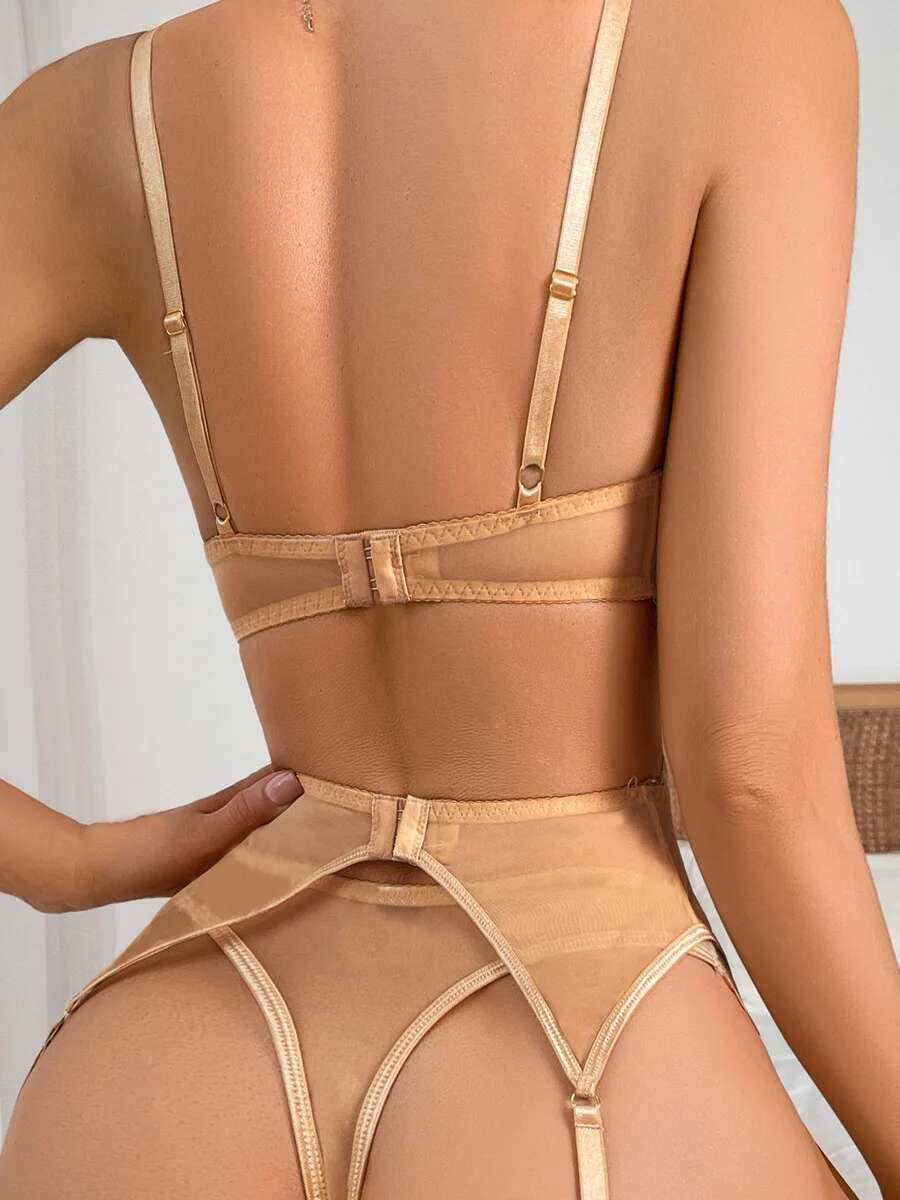 New Three Piece Fun Set Gold F - Embroidery Gold ulasan dan harga