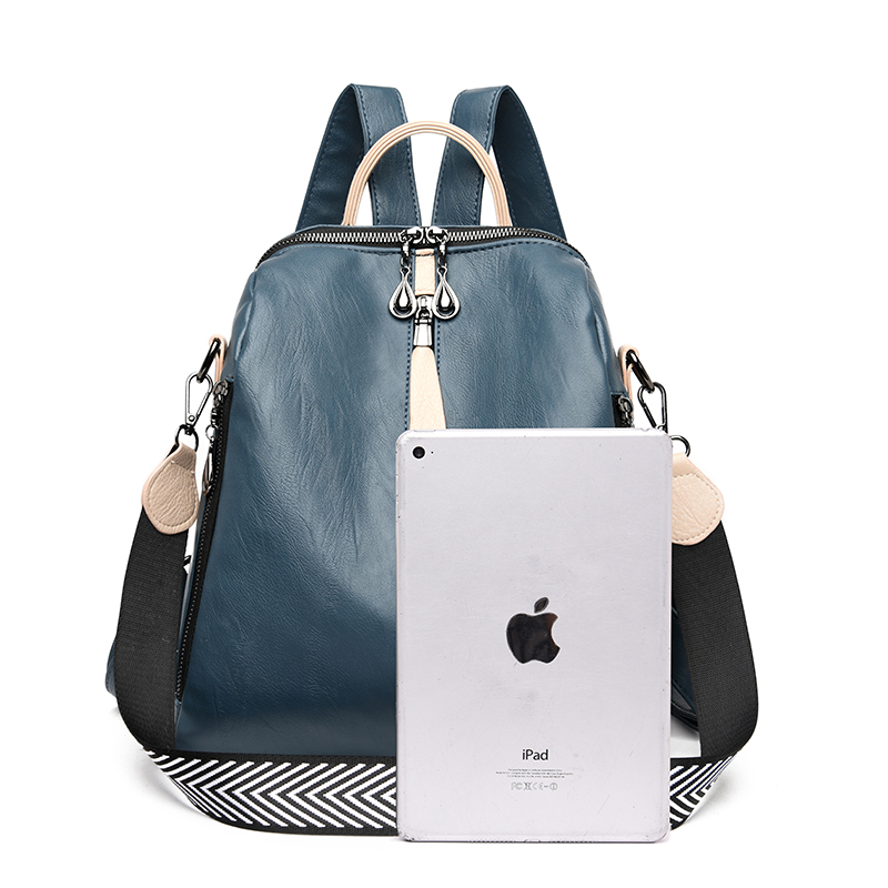 Fashion Backpack Women Soft Le - Embroidery Kit Pouch ulasan dan harga