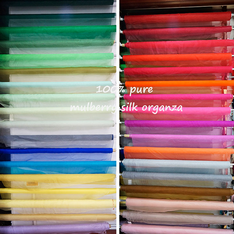 50cm*114cm/100cm*114cm Plain P - Embroidery Organza ulasan dan harga