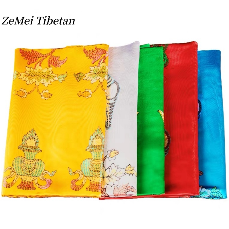 Tibetan-Style Hada Tantric Fiv - Embroidery Cloth ulasan dan harga