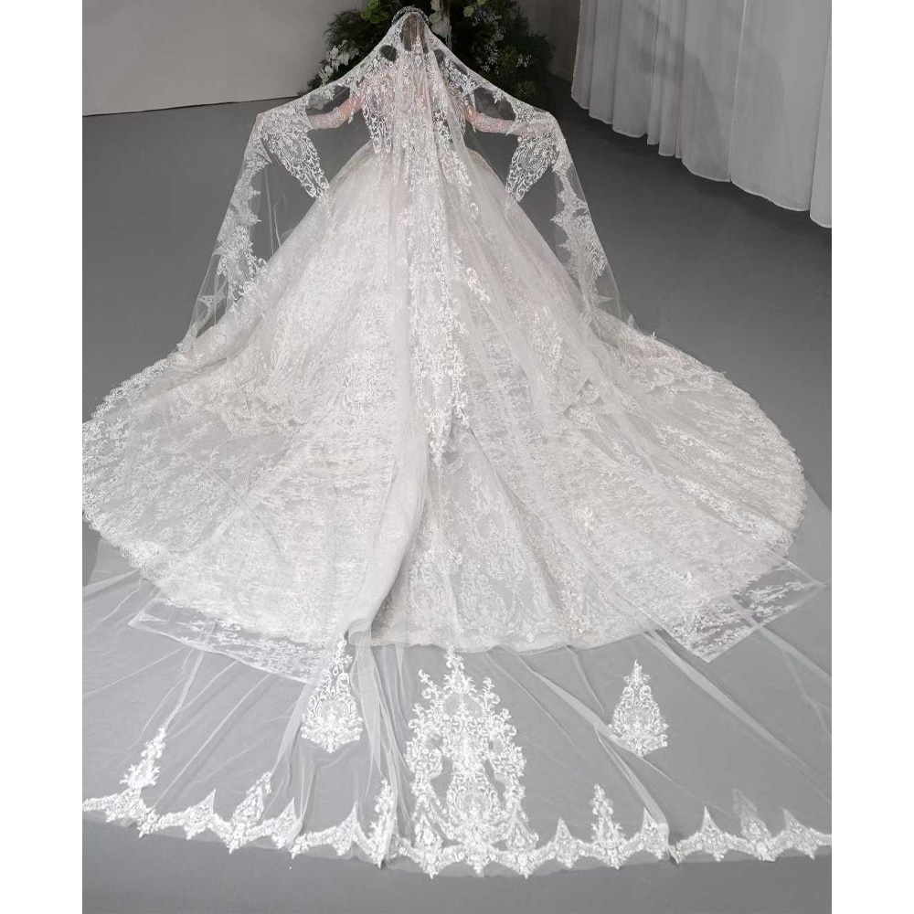 Luxury Off The Shoulder Sweeth - Embroidery Organza ulasan dan harga