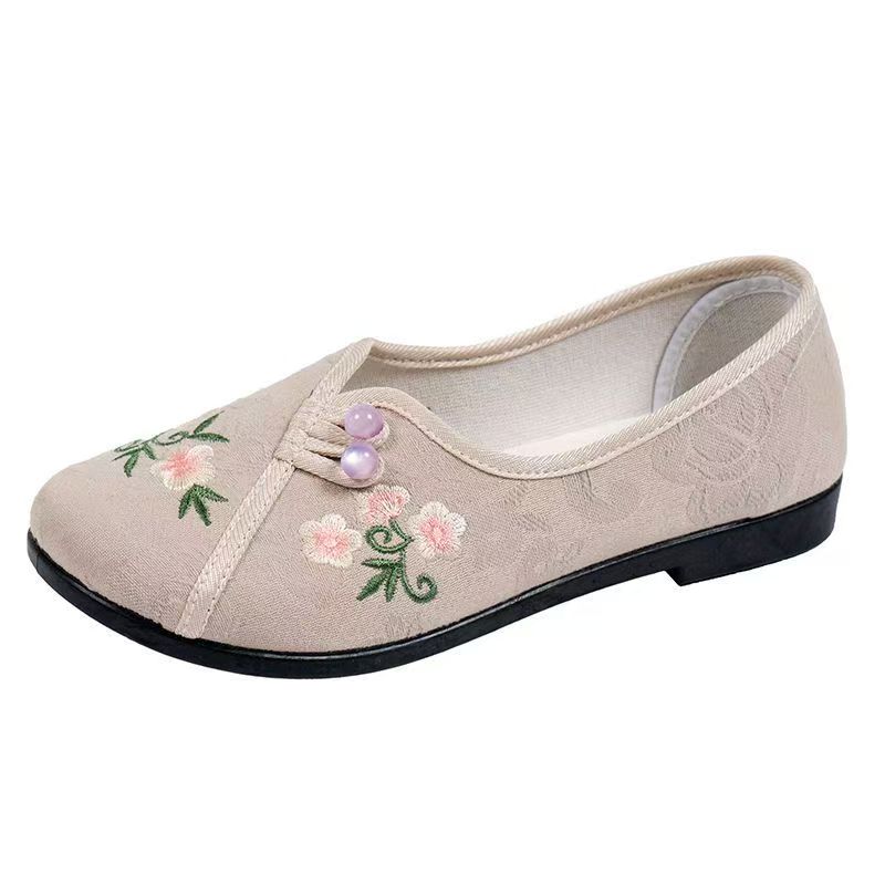 Chinese Style Women Flat sole  - Embroidery Cloth ulasan dan harga