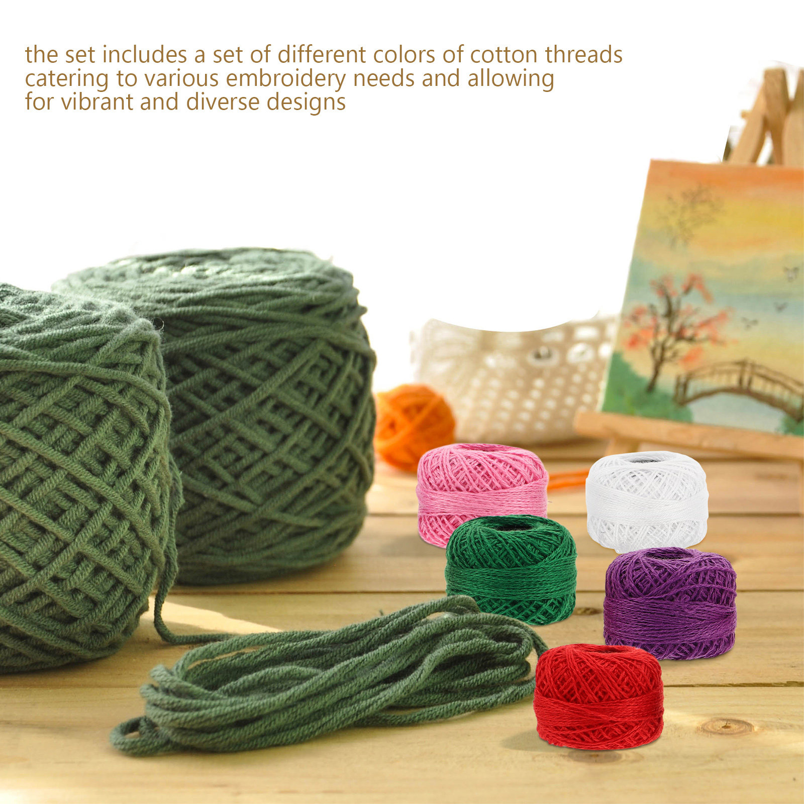 12Pcs Cotton Embroidery Floss  - Embroidery Kit ulasan dan harga