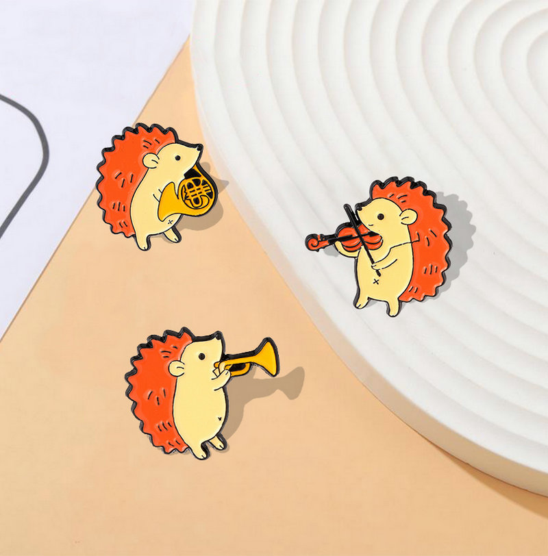 Hedgehog Musician Audience Ena - Embroidery Quilting ulasan dan harga