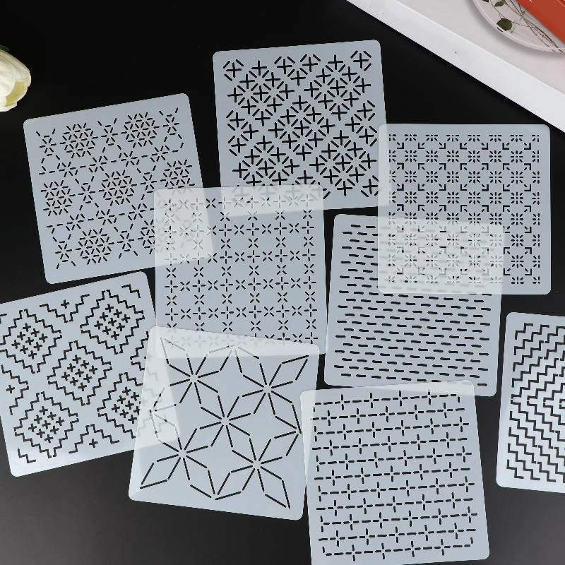 9pcs/32pcs Sashiko Embroidery  - Embroidery Quilting ulasan dan harga