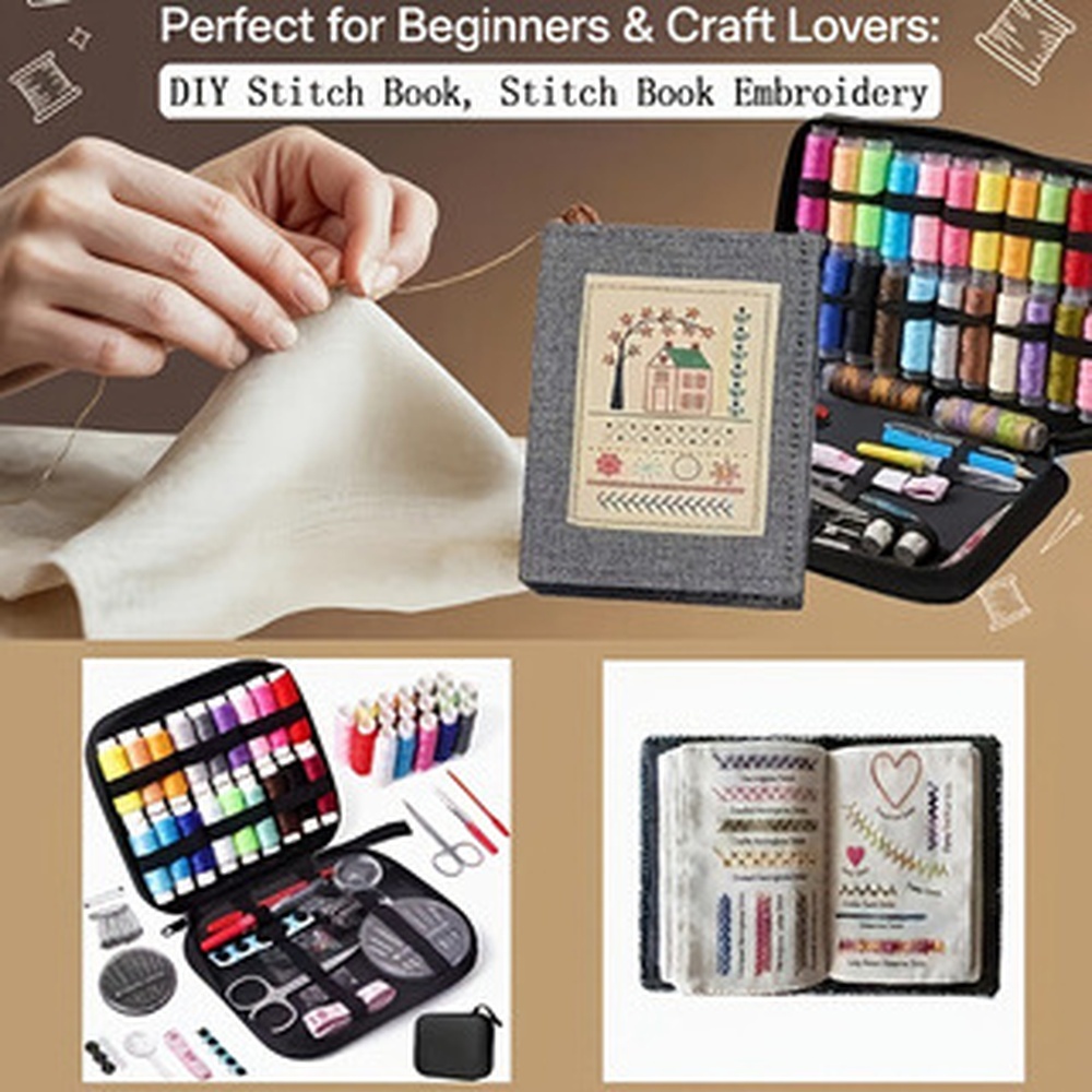 Embroidery Pattern Book With S - Needle Book Organizer ulasan dan harga