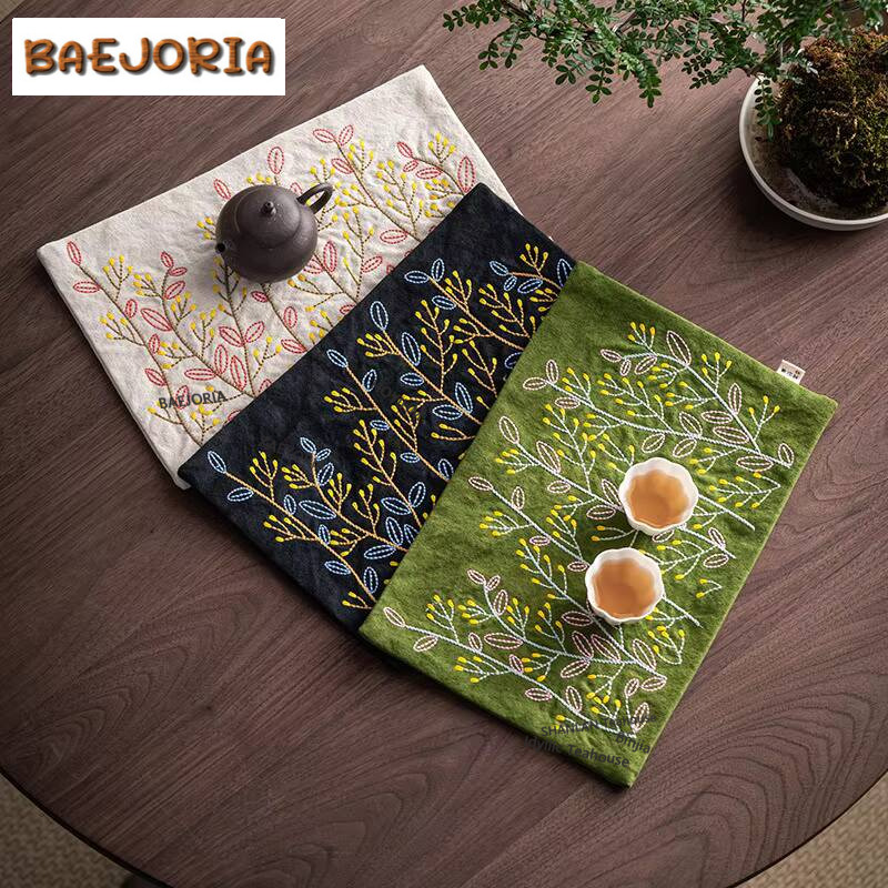 National Style Handmade Embroi - Embroidery Cloth ulasan dan harga