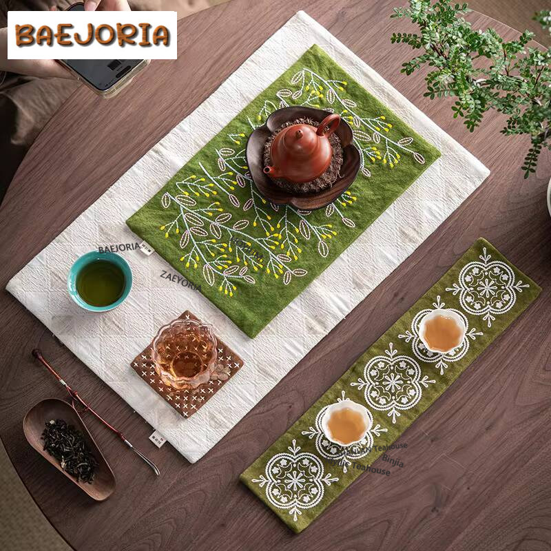 National Style Handmade Embroi - Embroidery Cloth ulasan dan harga