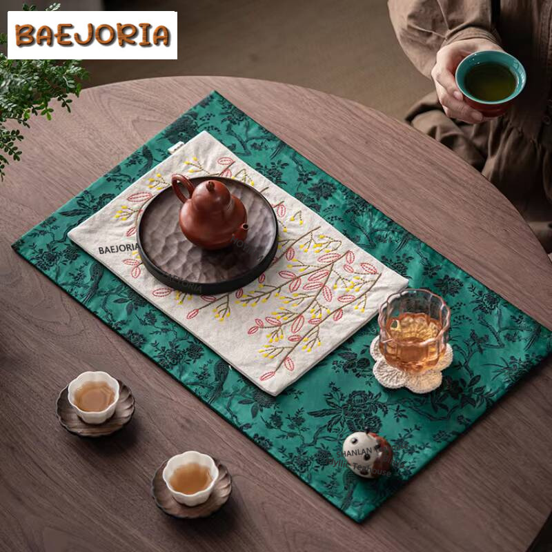 National Style Handmade Embroi - Embroidery Cloth ulasan dan harga