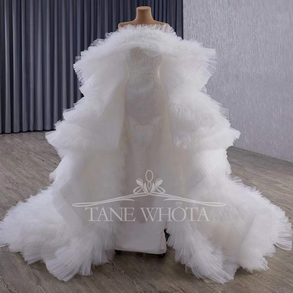 Elegant Mermaid Wedding Inner  - Embroidery Organza ulasan dan harga