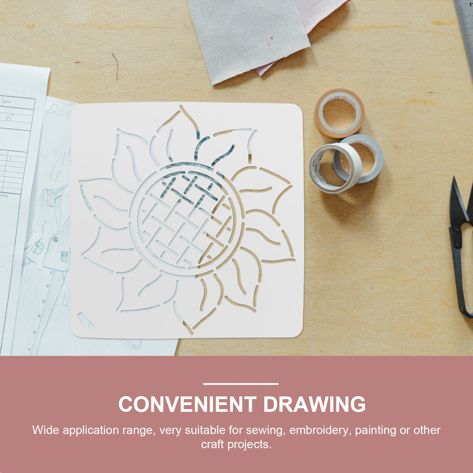 Plastic Quilting Template Holl - Embroidery Quilting ulasan dan harga