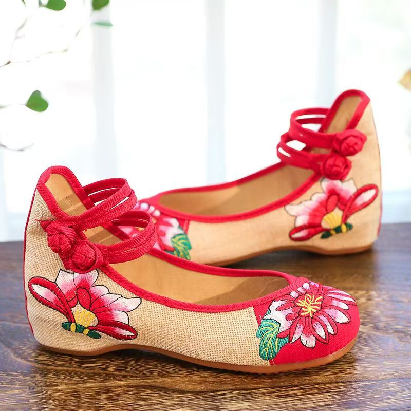 Woman Wedges Embroidered Cloth - Embroidery Cloth ulasan dan harga