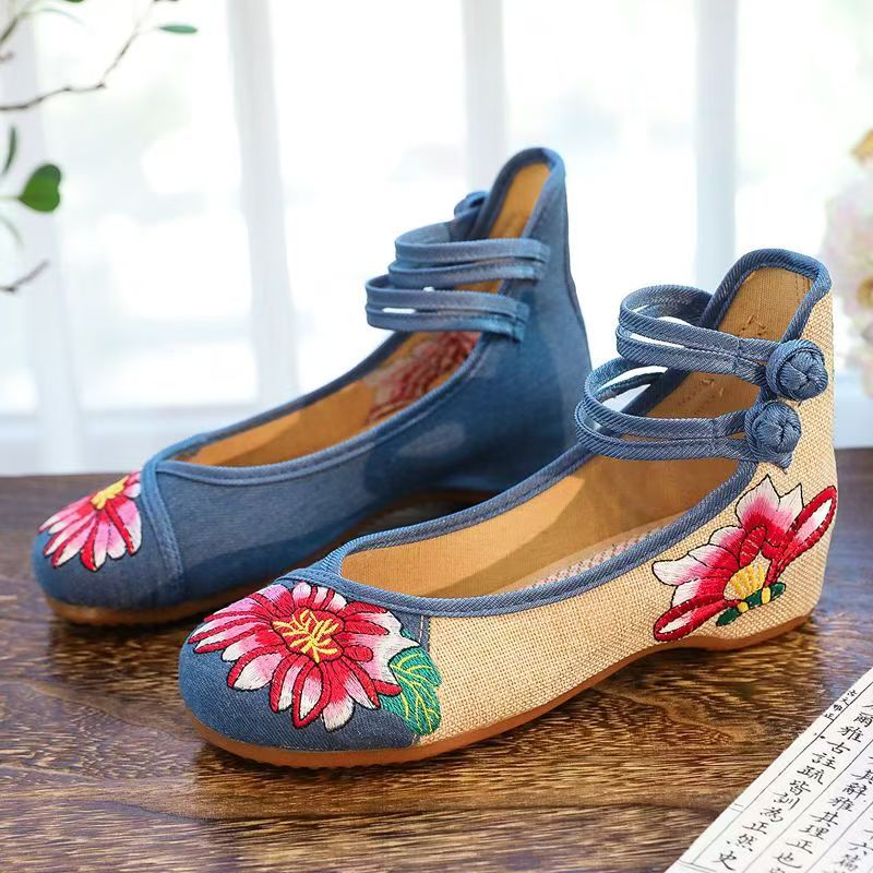 Woman Wedges Embroidered Cloth - Embroidery Cloth ulasan dan harga