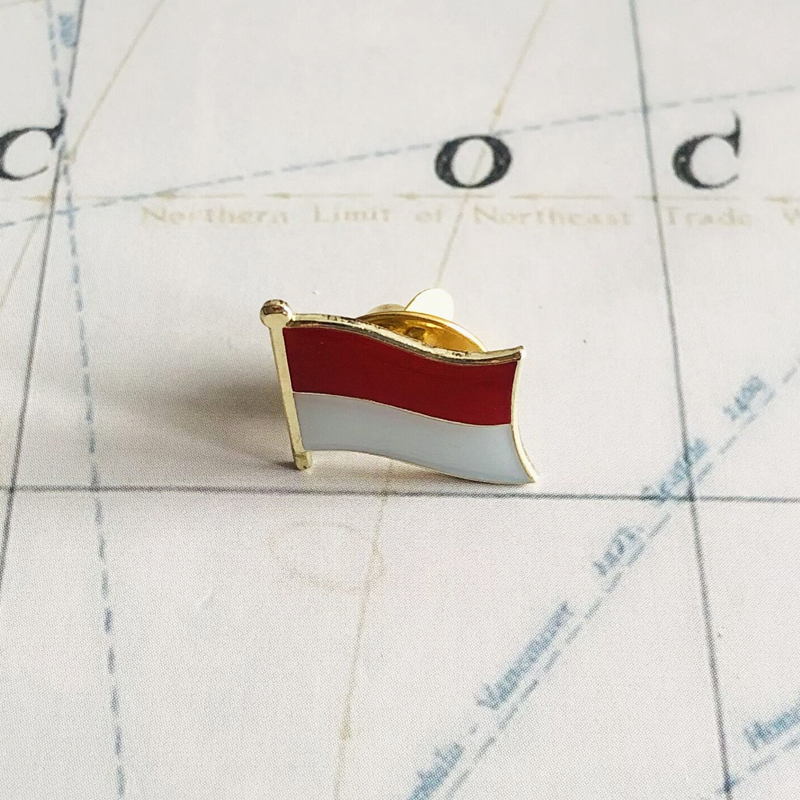 INDONESIA National Flag Embroi - Embroidery In Indonesia ulasan dan harga