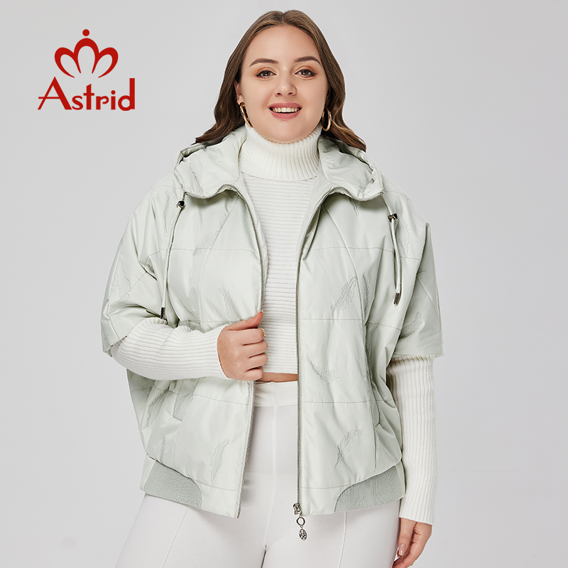 Astrid 2022 Spring Women Parka - Embroidery Quilting ulasan dan harga