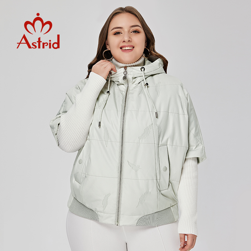 Astrid 2022 Spring Women Parka - Embroidery Quilting ulasan dan harga