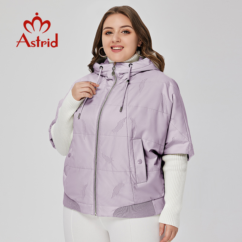 Astrid 2022 Spring Women Parka - Embroidery Quilting ulasan dan harga